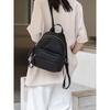 Genuine Leather Cowhide Women Backpack Shoulder Bag Female Simple Commuter Travel Schoolbag Daily Women Backpack Handbag