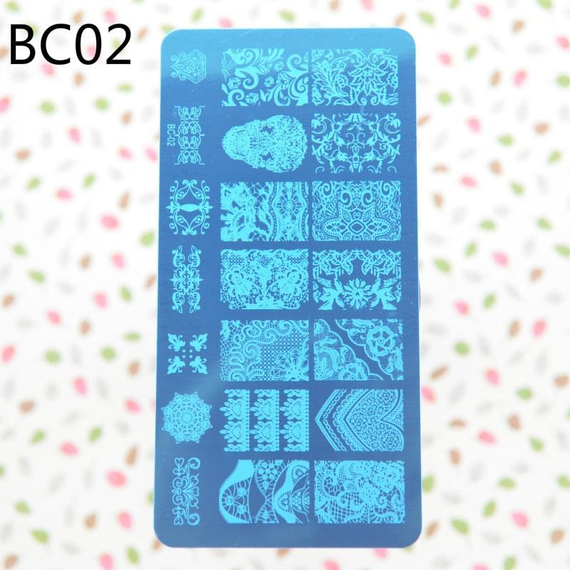 Nail Fashion 12x6cm New 10 Designs Flower/Christmas DIY Polish Stamping Nail Stamp Templates Nail Ar