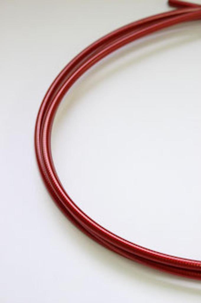 NISSEN CABLE NI549 4mm Stainless Steel Shift Outer Cable Clear Red 25m CO., LTD. Ver.3