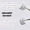 Press On Segmented Eyelashes Natural Long Individual Eyelash  DIY Eyelash Extension