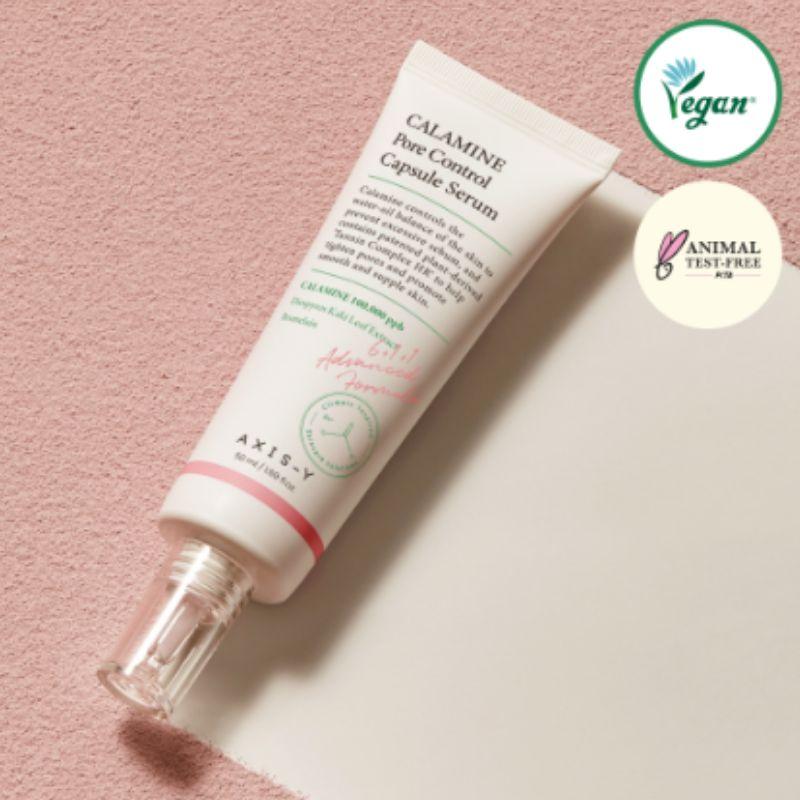 AXIS-Y Calamine Pore Control Capsule Serum 50ml – Pore Minimizing & Oil Balancing Serum for Oily Skin