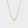 Tiny Motif K10 Diamond Heart Necklace [Noges] (0.03ct) 3024311602200999
