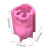 Large Dog Silicone Mold Gypsum Epoxy Aroma Candle Mould for Home Decoration