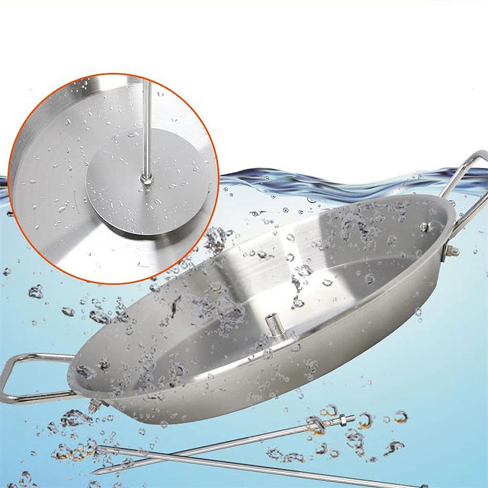 

Вертикальная подставка-тарелка из нержавеющей стали для шампуров с 3 шампурами для гриля-барбекю, духовки