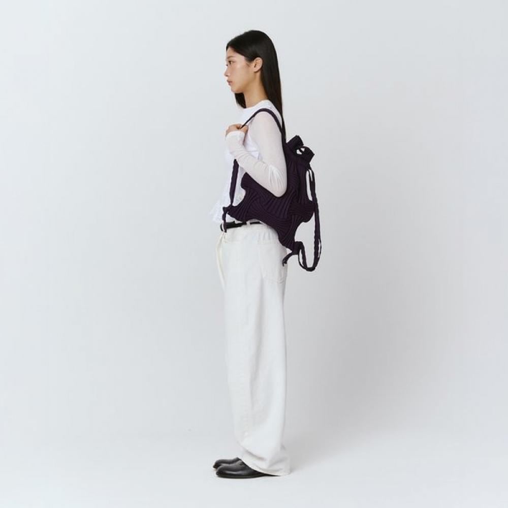 Pleatsmama Deep Purple New Bow Backpack