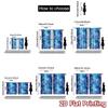 2D FLAT PRINTING 2pcs Curtains (Without Rod) Butterfly Floral Fantasy Modern Pattern Curtains Versatile Durable Polyester