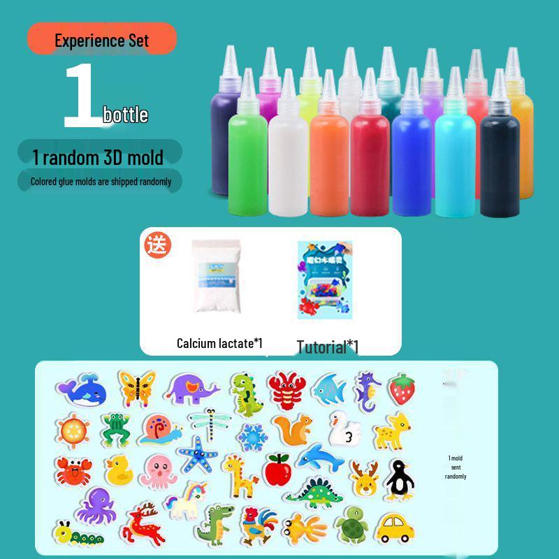 Magical Ocean Model Water Sprite Craft Kit: DIY Crystal Water-Soaked Toy for Kids