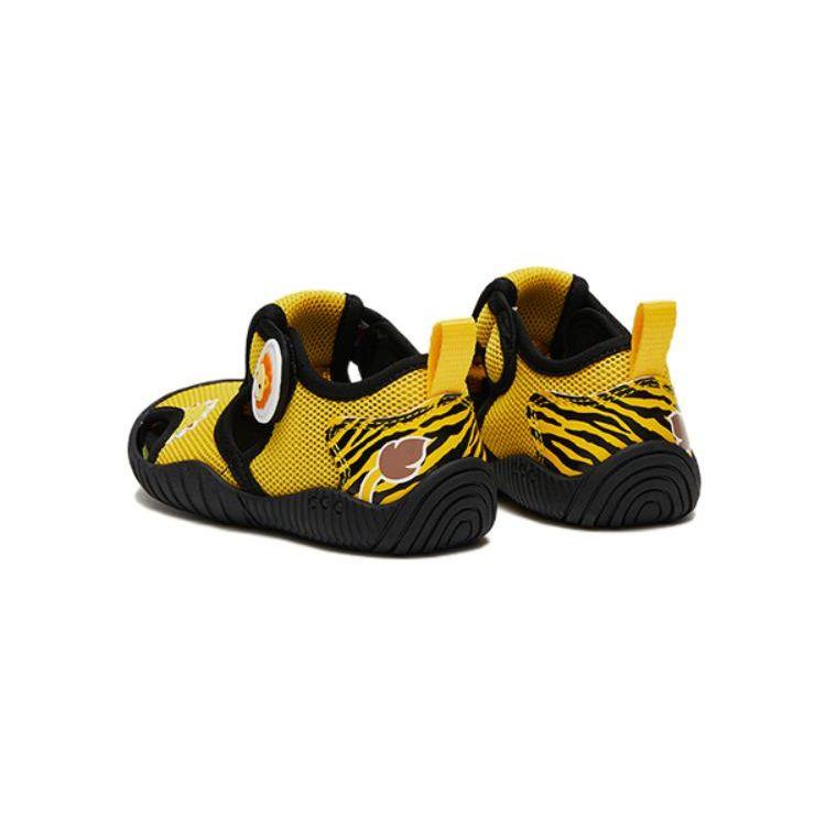 Anta Versatile Trendy Low-Top Sports Sandals Baby Sandals Black Yellow A312320065-4