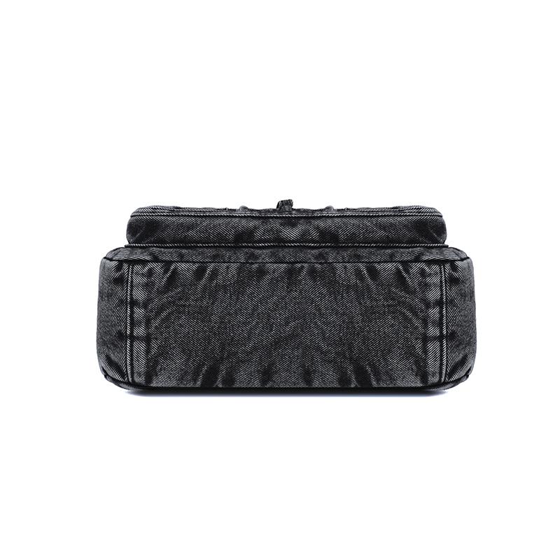 Vintage Denim Bag Multi-layer Crossbody Bag Women's Shoulder Bag