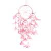 Lapač snů, Lapač snů (75 cm, 5 kruhů DC - Pastelově růžová),  Duli