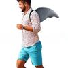 Shark Fin Accessory Gray Shark Fin Costume Easy to Wear Shark Dress up Costume Props for Kids Boys Girls Adults Cosplay