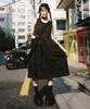 Keulleosseutyudio Doll Collar Frill Dress - Black