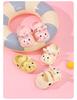 2026 Summer Girls' EVA Non-slip Odor-resistant Soft Sole Rabbit Clogs for Kids & Parents.