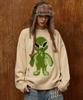 HOODHOOD Alien Damaged Knit Ivory