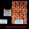 Large Self-Adhesive Fragile Sticker - Handle with Care, Do Not Press