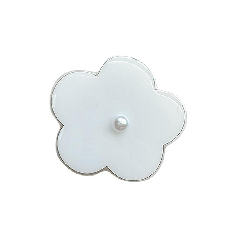 Pearl Flower Magnetic Mobile Phone Airbag Bracket Paste Creative Ring Simple Desktop Telescopic Support Frame Folding