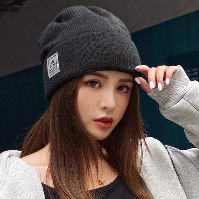 Hats for Women In Autumn and Winter Knitted Hats for Ear Protection Wool Hats for Warm Korean Style Versatile Winter Riding Pullover Confinement Hats