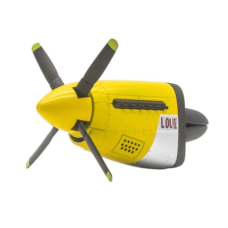 Car Air Outlet Clip Diffuser Accent with Aircraft Inspired Shape, Replaceable Scent Tablet Shell for Cabin Styling