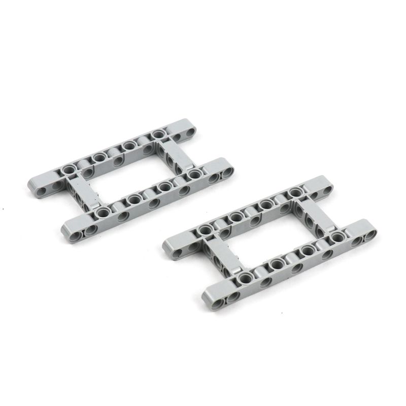 10PCS MOC Technical Framed Building Block Parts Creative Kids Toys Technical Beam 5x11 Open Center Frame Thick 64178