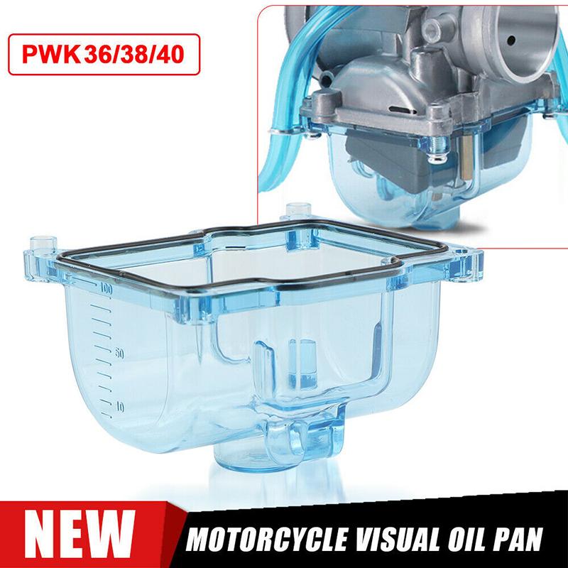 Motorcycle Carburetor Float Bowl Chamber Accessories Motocross ATV For PWK33 34 36 38 40 42mm Carb Plastic Transparent Universal