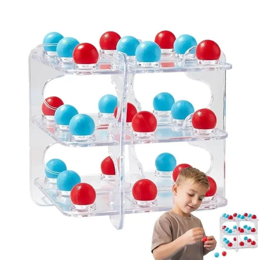 3D 3D TIC-TAC-TOE Game Table Games Strategy Board Games  Parent Child Interaction