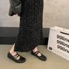 Fashion Women Shoes Autumn Oxfords Female Footwear Ballet Flats Fall Retro Leather Dress Ballerinas New Mary Janes Retro Woman Shoes Oxf