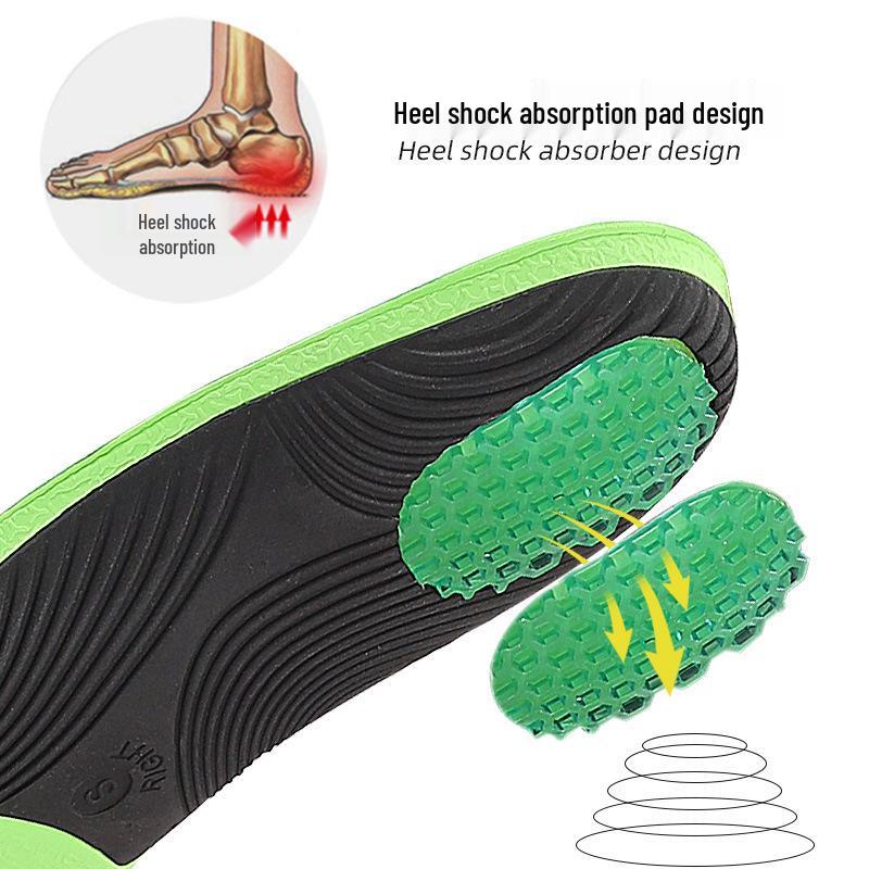 Unisex Orthopedic Sports Insoles for Military Training, Running, and Basketball - TPE Arch Support with High Elastic Shock Absorption