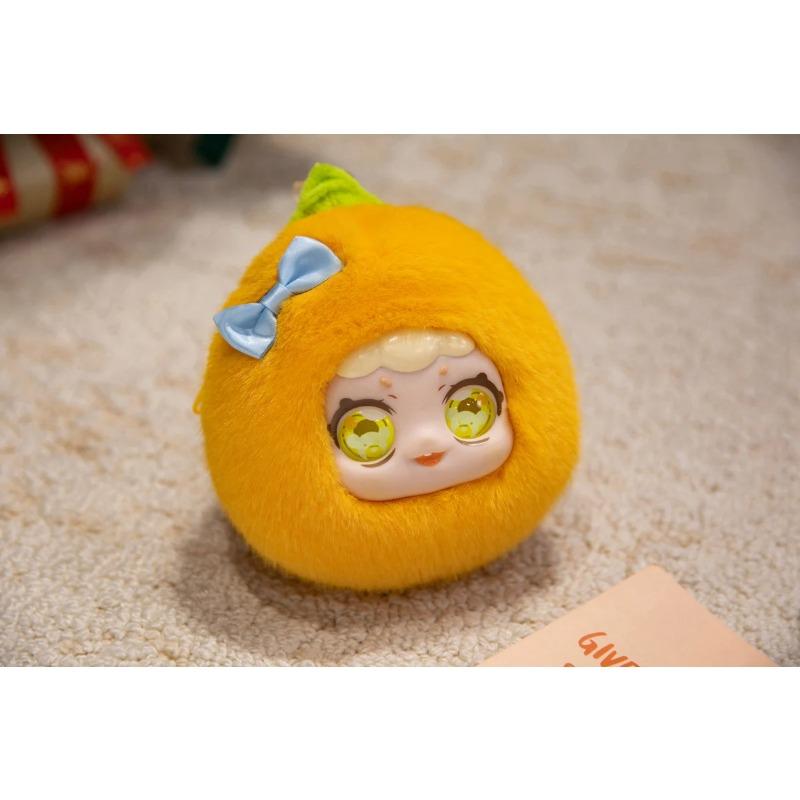 Adorable Ensemble de Boîtes Aveugles sur le Thème des Fruits Charms Peluches Mignons Cadeau Parfait pour les Enfants et les Collectionneurs