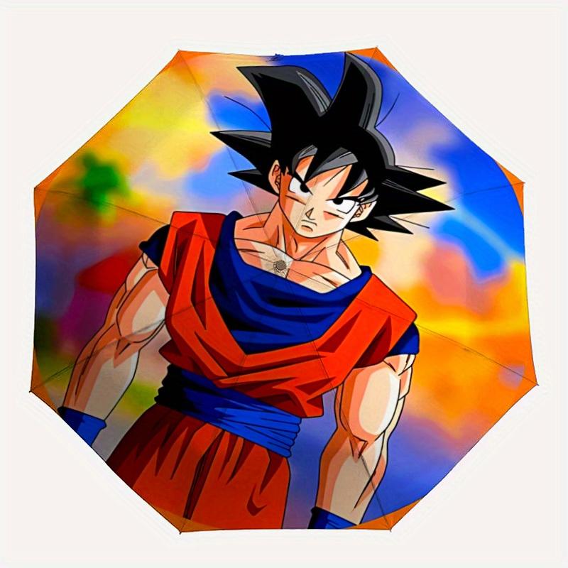 

1pc Goku, DragonBall Automatic Open/close Folding Umbrella, Compact Portable Travel Umbrella, Perfect Gift, Durable Construction yy250813060