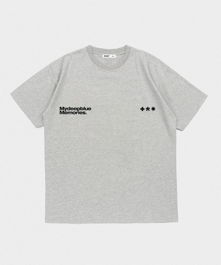 Maidibbeullumemolijeu Mm Symbol Logo T-Shirts (Grey)