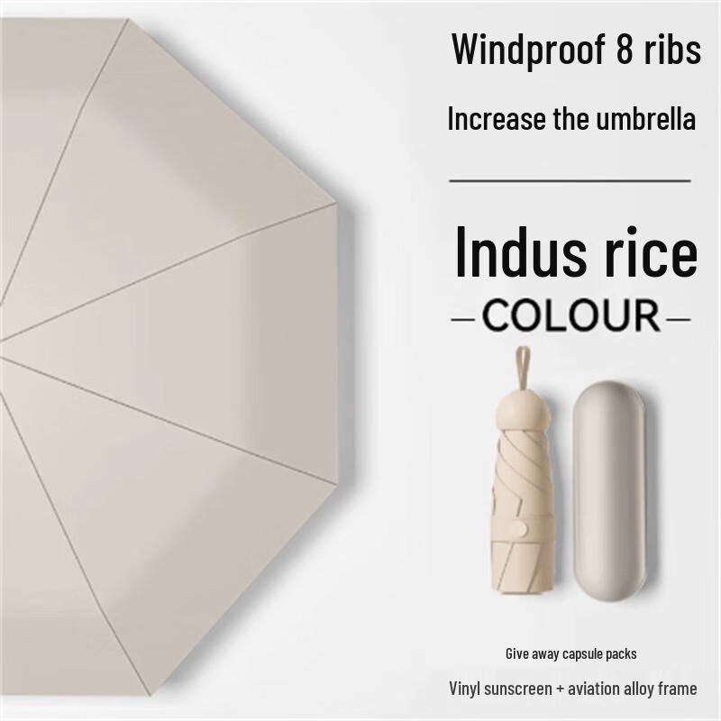 Ximengyuan Capsule UV Sun & Rain Umbrella