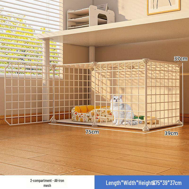 Indoor Cat Villa: Multi-Layer Winter Home & Toilet, Spacious Cabinet Bed