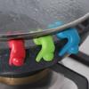 1pc Silicone Support Pan Pot Lid Holder Anti-Overflow Pot Clip Kitchen Tools Stand Mobile Phone Chopstick Spoon Holder Stand