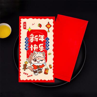 6Pcs Chinese Year Money Envelope Lucky Red Pockets 2026 Horse Year Red Envelope Spring Festival Marriage Birthday Envelope
