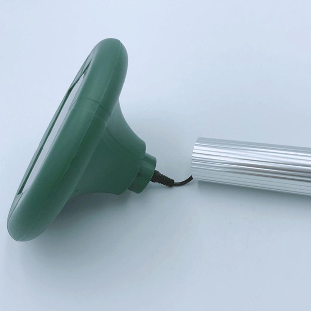 2Pcs Solar Mole Repellers Ultrasonic Snake Deterrent Animal Repellents Groundhog Repellent For Garden Outdoor Spaces
