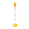 Outdoor Bubble Machine with Light-Up Pole Stand Adjustable Height Battery Operated Bubble Blower Toy for Kids Backyard Fun