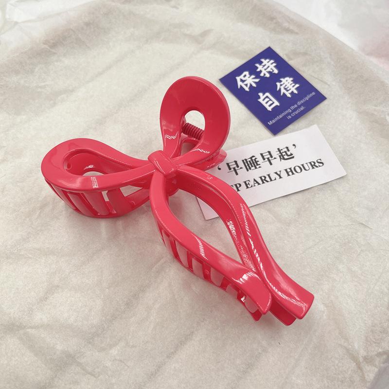 Ins Bow Clip Summer Back of the Head Shark Hair Clip Temperament Hairpin Female