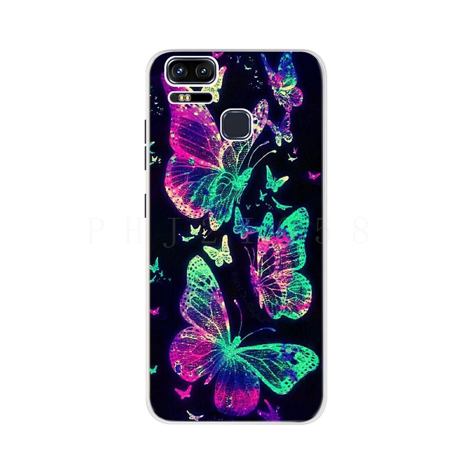 For Asus Zenfone 3 Zoom ZE553KL Case Zenfone Zoom S Z01HD Z01HDA Silicone Soft TPU Phone Back Cover Cases For Asus ZE553KL Funda