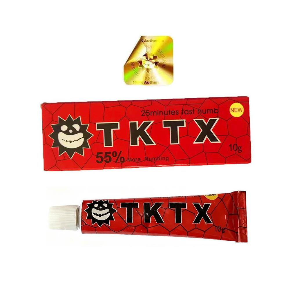 10g Tattoo Anesthetic Fast Skin Numbing red55%T Cream Semi Permanent