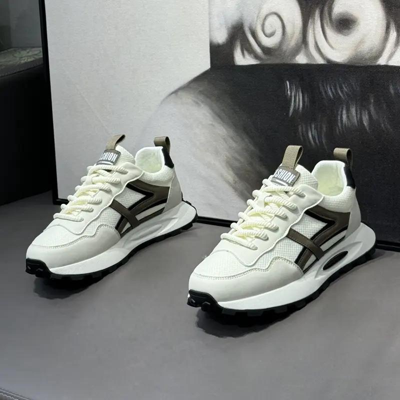 Fashion New Arrival 2025 Men's Vulcanize Shoes Stylish Board Shoes Athletic Street-Wear Sneakers Comfortable Leisure Thick Bottom High