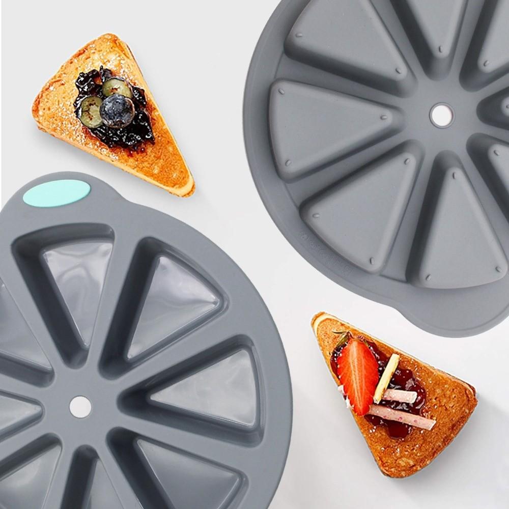 Creative Food Grade Silicone Baking Pan 8 Grids Oven Safe Cake Baking Mold  Home Baking