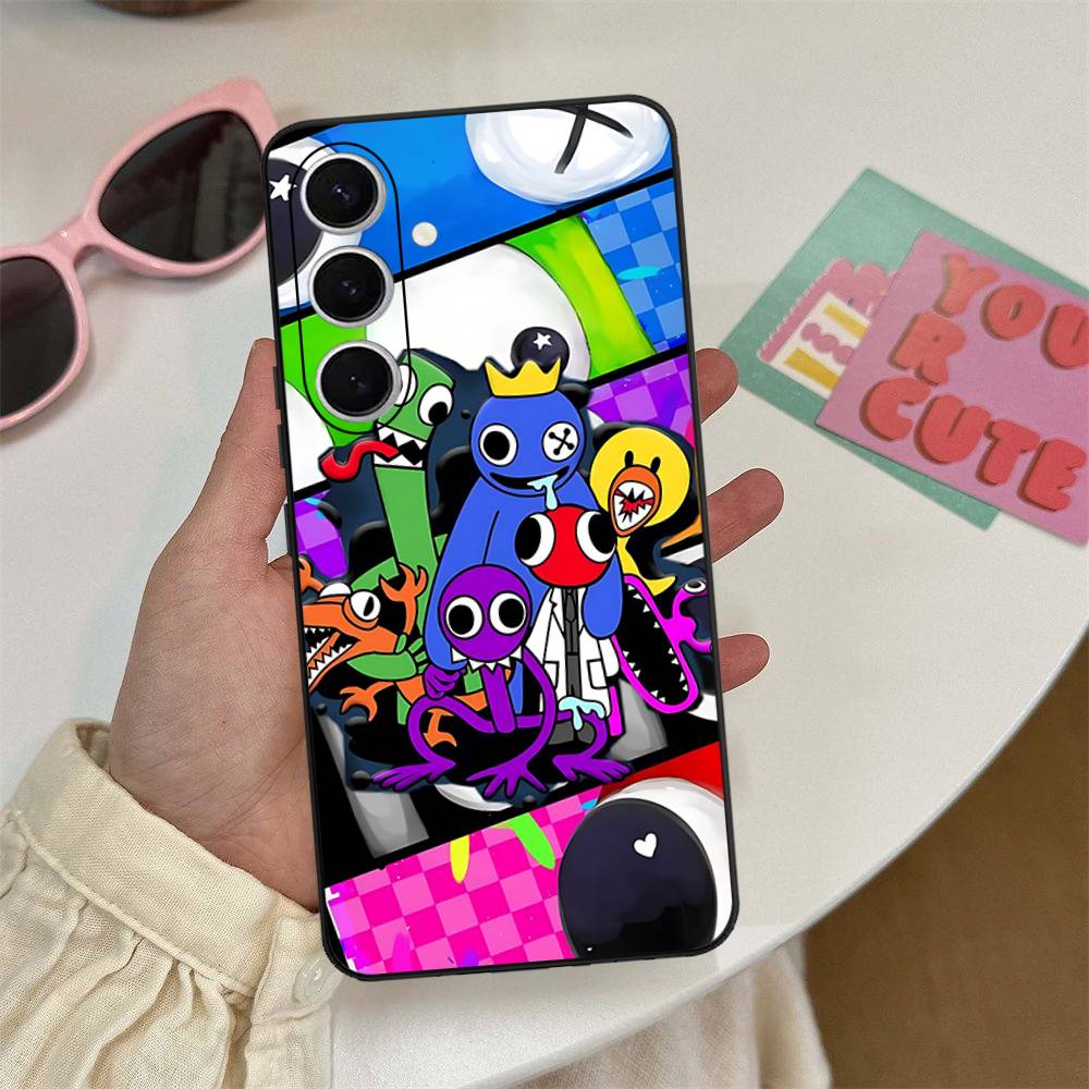 Cartoon R-Rainbow Friends Phone Case For Samsung S 24 Fe 25 Ultra Plus 20 Lite 21 30 22 23 24 22 Ultra 5G Fundas