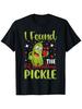 I Found The Valentine Pickle TShirt Comfort Fit UnisexS Tee Crew Neck Tee Ultra Soft Breathable Moisture Wicking Casual Sum