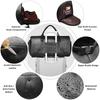 Convertible Men's Leather Travel Suit Bag - In-Stock Leather Garment Bag for Clothes and Luggage