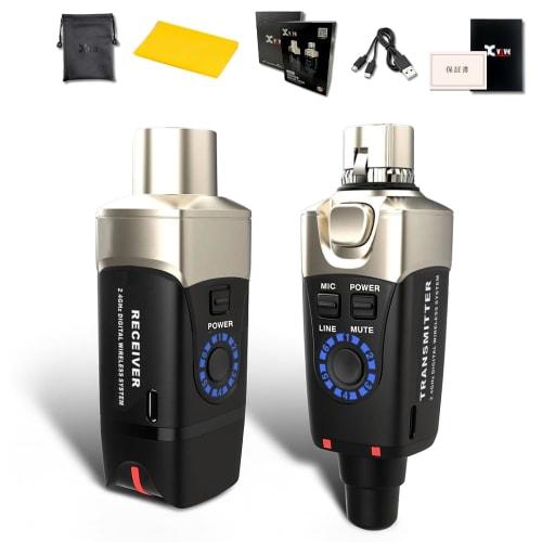 Sistema Inalámbrico de Monitoreo In-Ear Xvive XV-U3, Negro, Compacto, Recargable, Transmisión de hasta 30m, Perfecto para Actuaciones en Vivo y Práctica