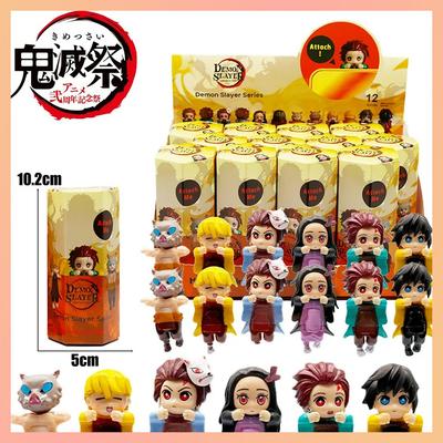 New Party Angel Demon Slayer Series Blind Box Car Decoration Desktop Computer Screen Cupid Hand Fashion Play Doll Birthday Gift
