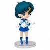 Figuarts mini Sailor Moon Sailor Mercury (versione di rivendita) ca.. Figura mobile verniciata in PVC e ABS da 90 mm