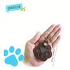 Pet Hair Clipper Storage, Dog Paw Keychain, Memorial Box, with Funeral Hair Storage for Pets, Leather, Pawprint Design Storage