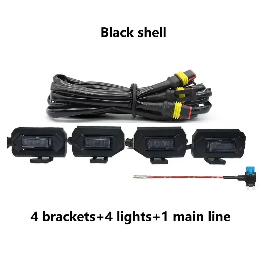 

4 in1 Grille Lights For Toyota Tacoma 2020 2021 Car LED Strobe Light Warning Daytime Running Lamp For Tacoma DRL Amber Lights Amber Light