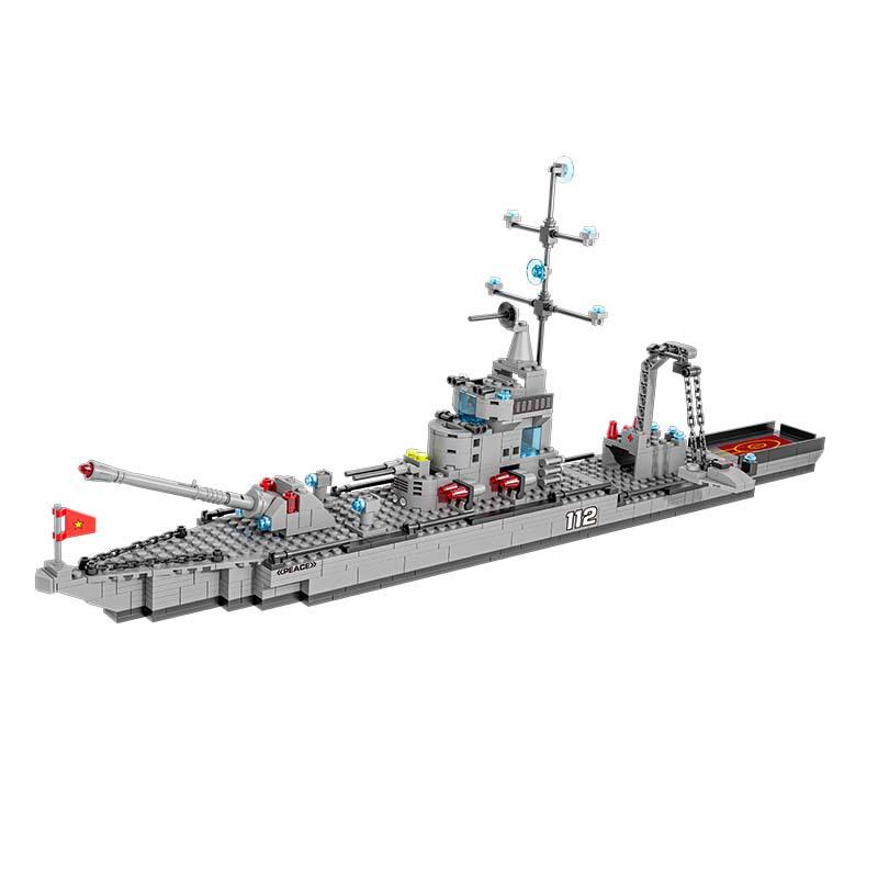 Chinese Aircraft Carrier Building Blocks Educational Toy for Kids